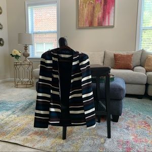 Multi-colored cape blazer
